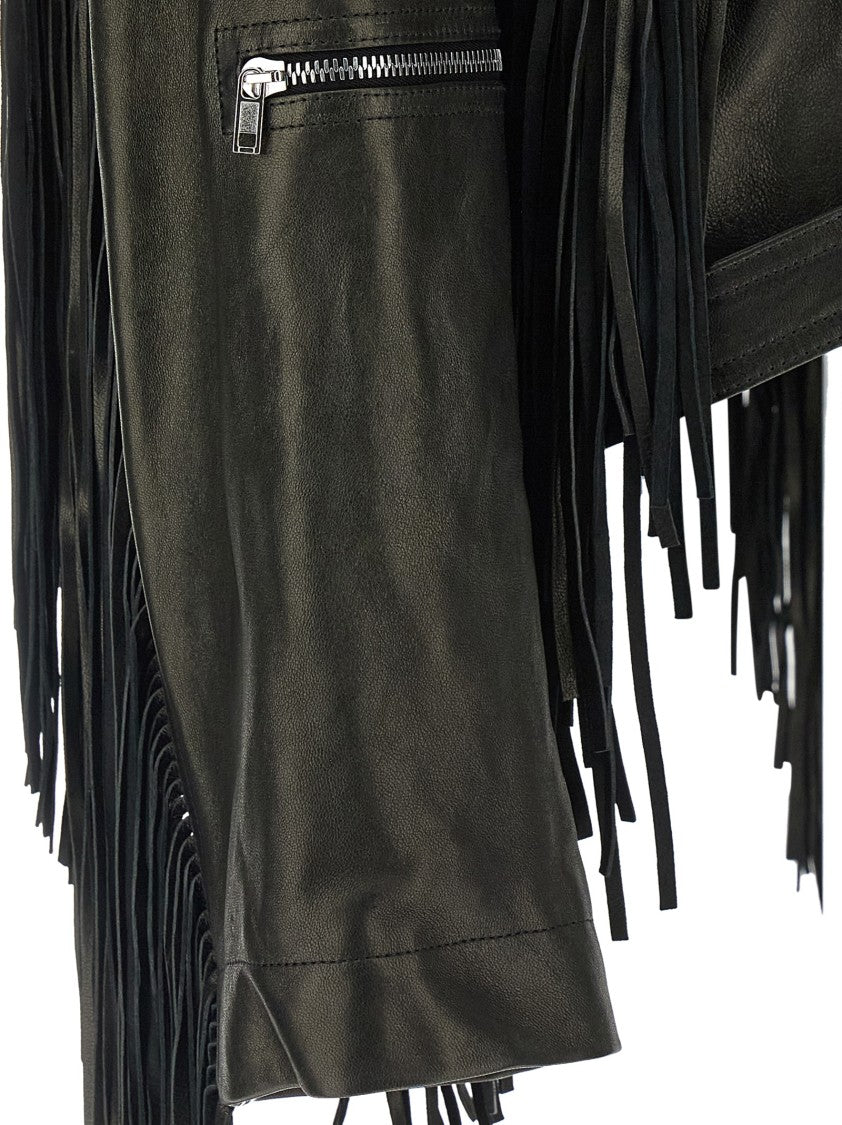 Rick Owens 'Cropped Scarf Flight' Jacket