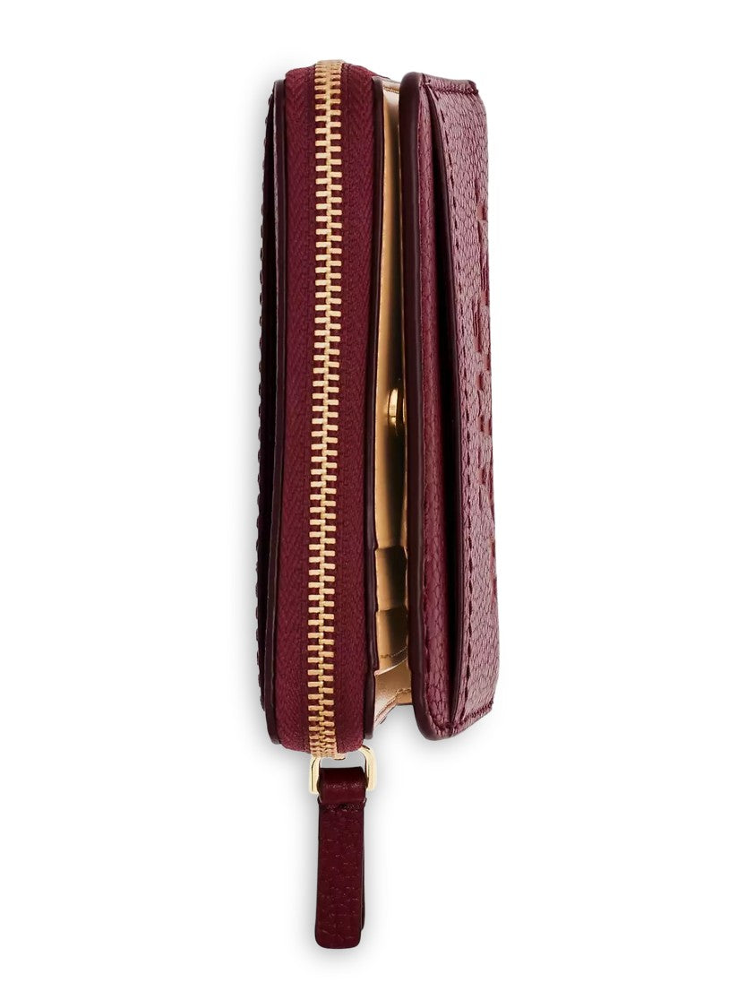 Marc Jacobs Textured Leather Mini Compact Wallet