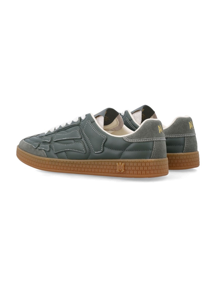 Amiri Pacific Bones Suede Multi Overlays Sneakers