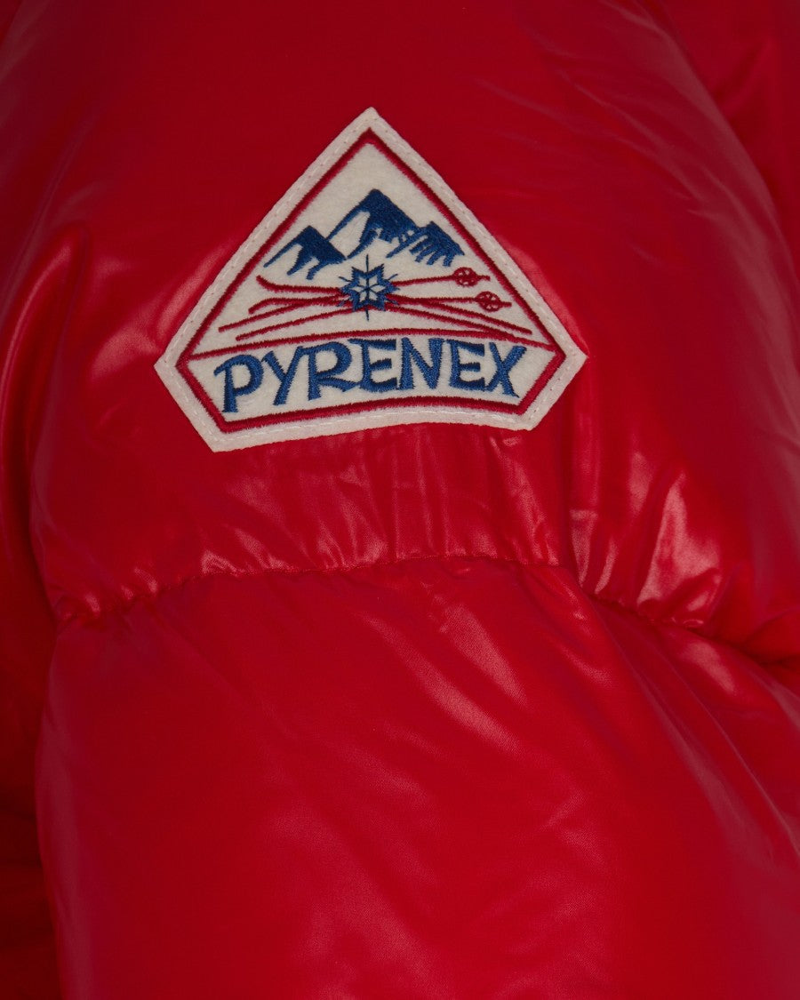 Pyrenex Fitted Glossy Nylon Puffer Jacket With Padded Pockets