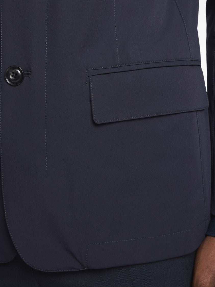 Fay Tailored Stretch Nylon Flap Jacket