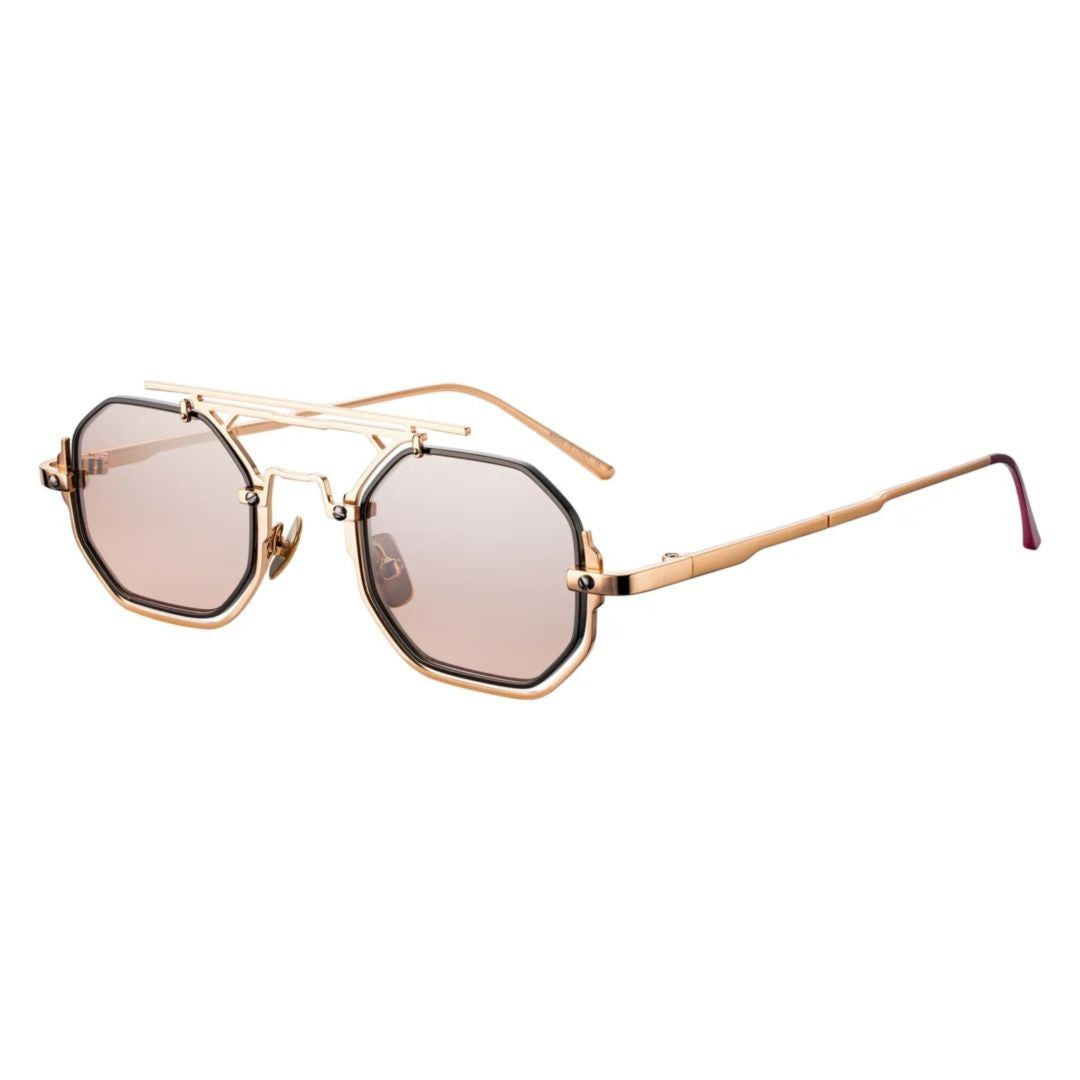 Vysen Gizy Gz-4 Octagonal Frame Sunglasses With Double Bridge