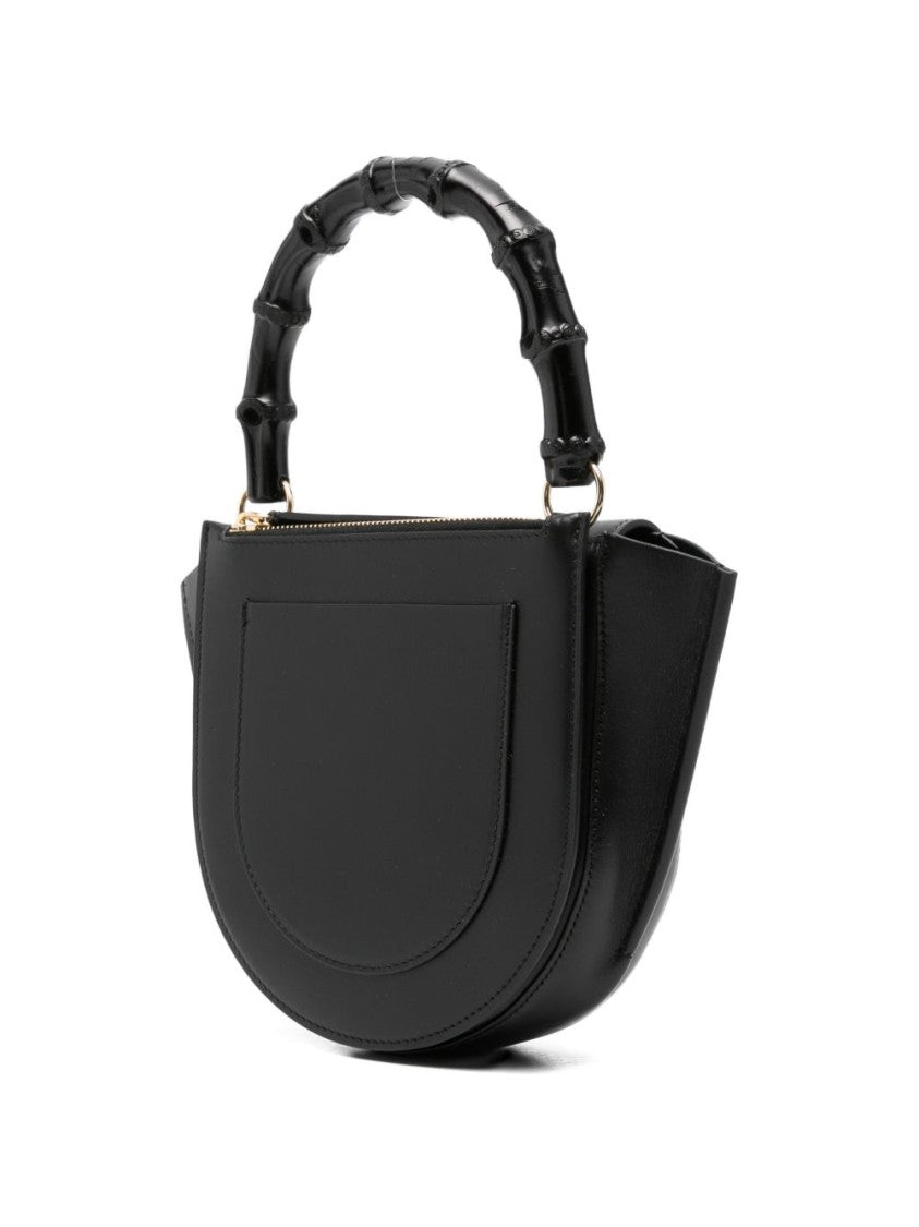 Wandler Black Hortensia Mini Bamboo Shoulder Bag
