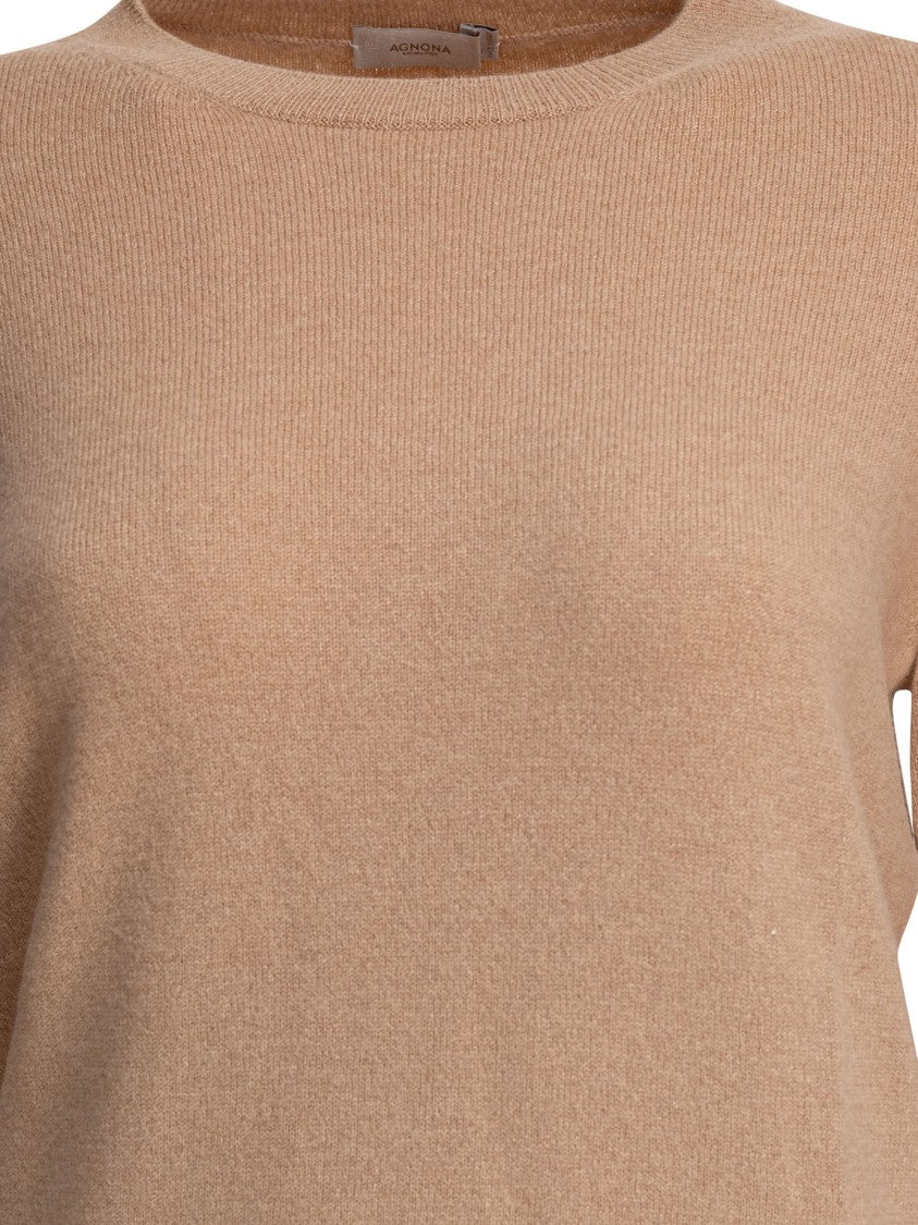 Agnona Beige Wool Knitwear