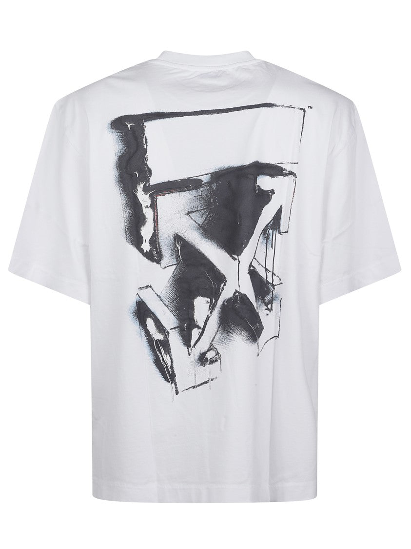 Off-White 3D Graphic Arrow Design Off-White T-Shirt