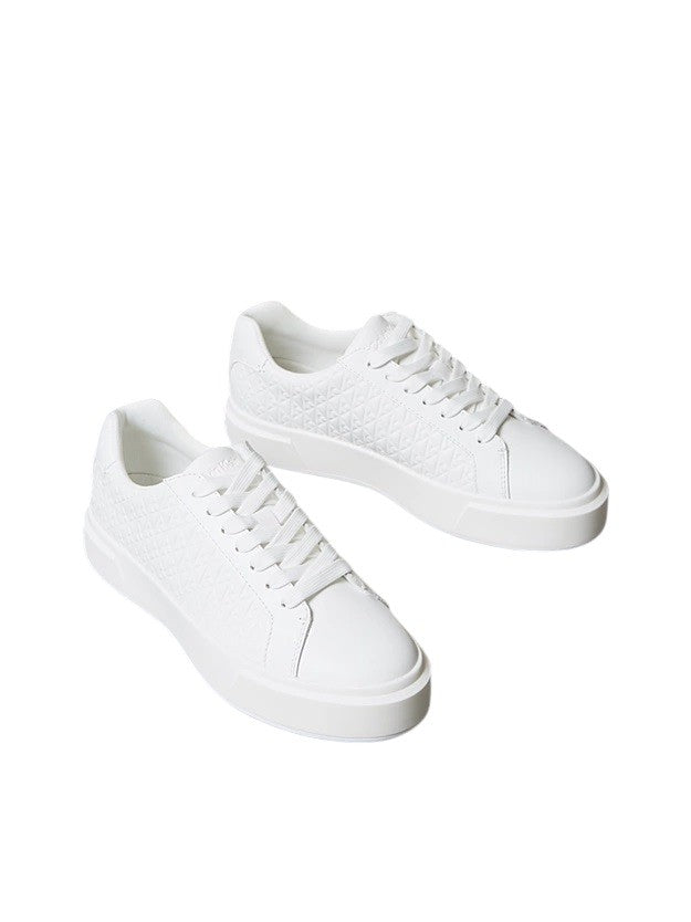 Calvin Klein Low-Top Sneakers With Embossed Geometric Pattern