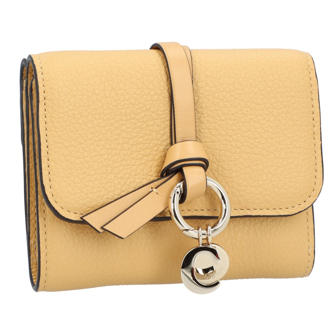 Chloé Tri-Fold Wallet Alphabet Yellow