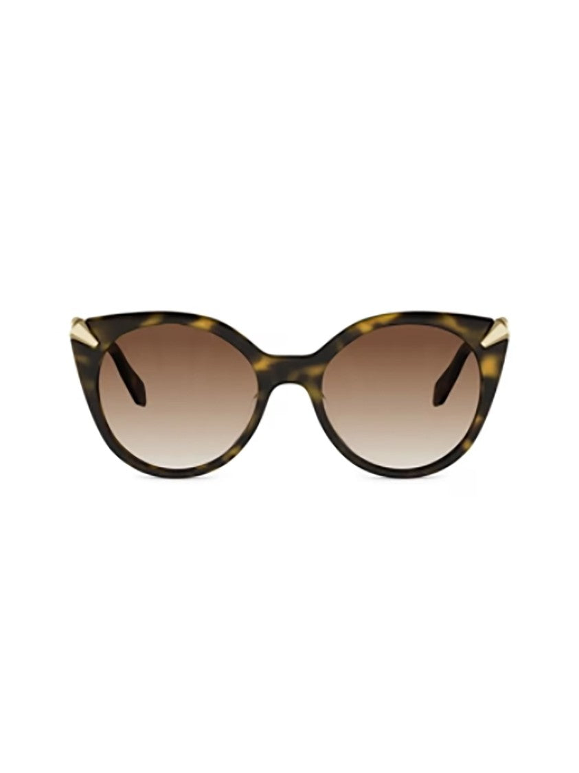 Bulgari Bv40082i Cat-Eye Gold Chain Sunglasses
