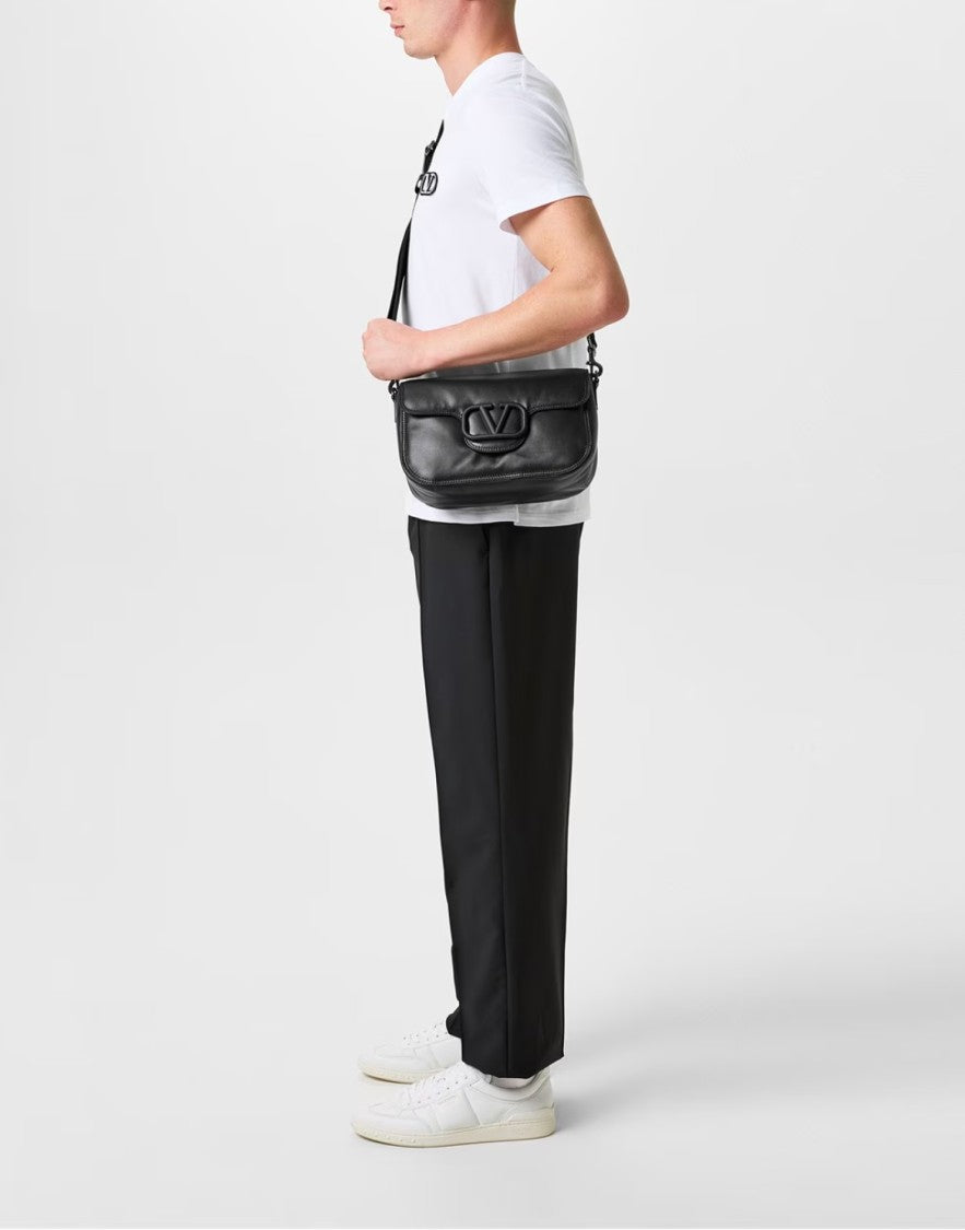 Valentino Garavani White Upvillage Logo Leather Sneakers