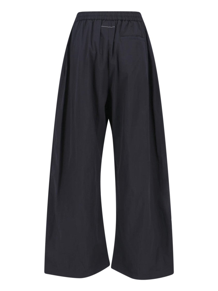 Mm6 By Maison Margiela Black Sport Trousers