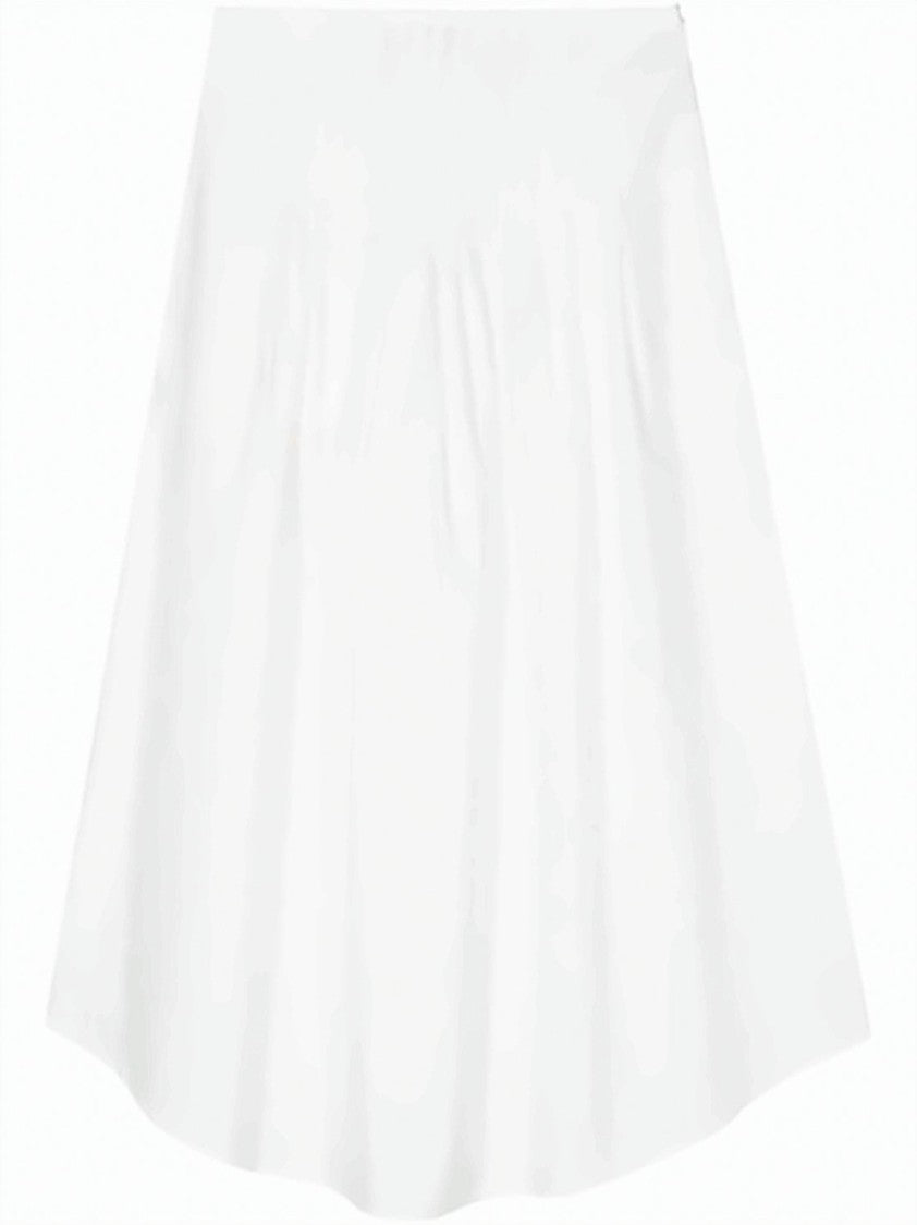A.P.C. Maxi Skirt With Flared Hem And Gathered Waist