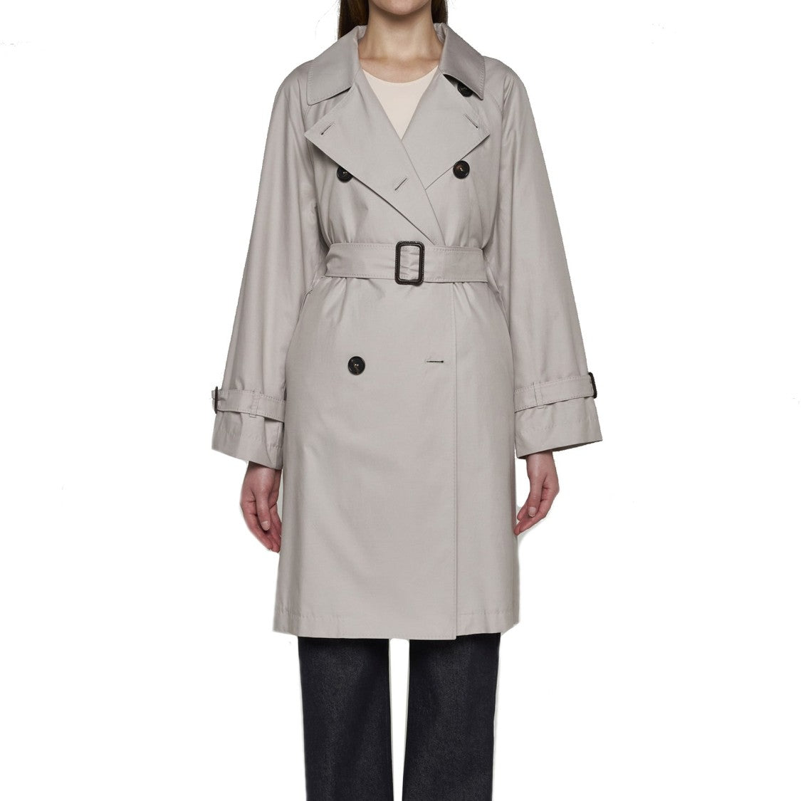 Max Mara Blend Cotton Trench Coat