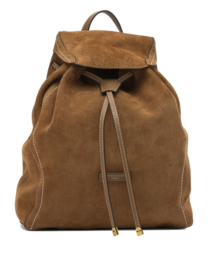 Gianni Chiarini Suede And Leather Backpack