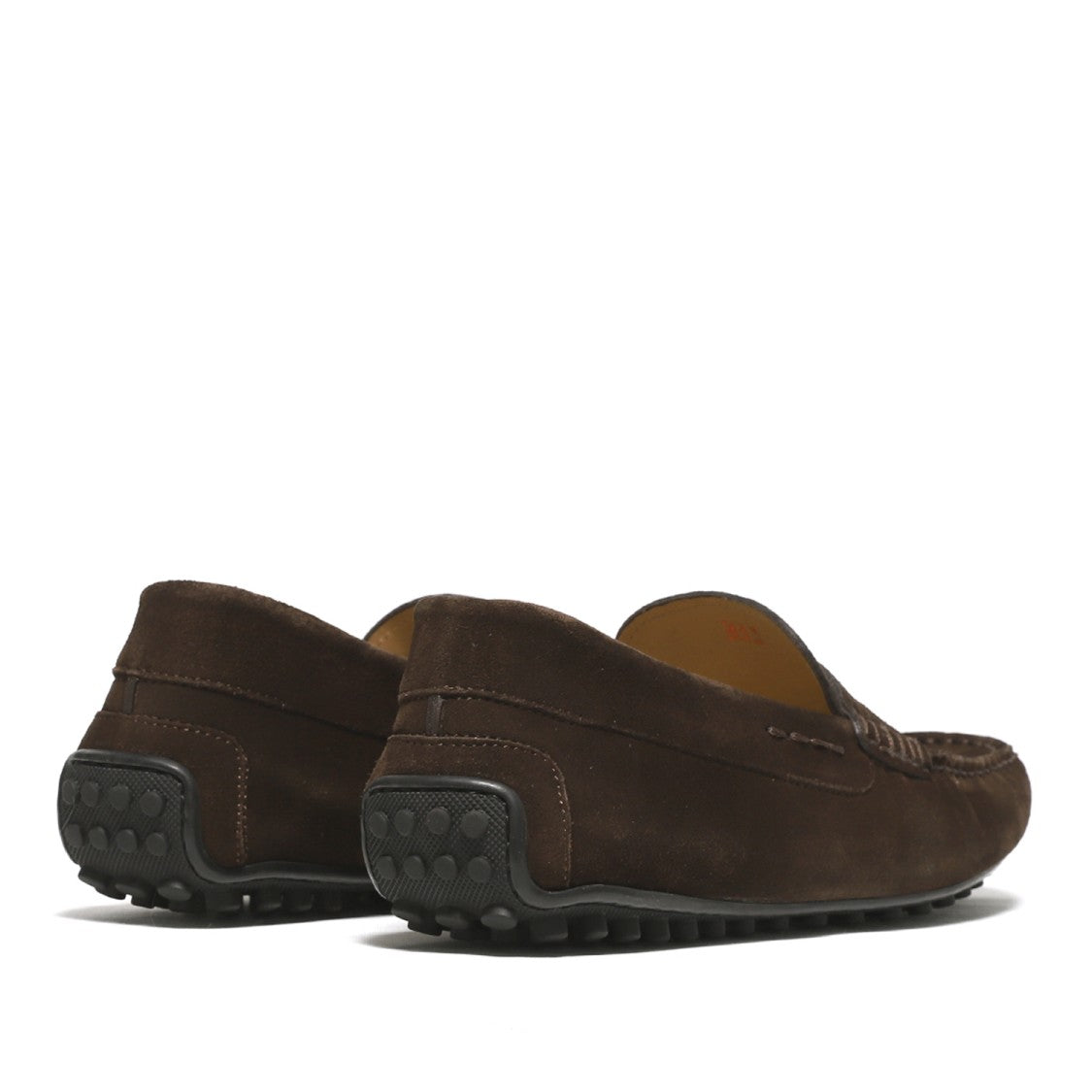 Rossano Bisconti Soft Ebony Suede Moccasins