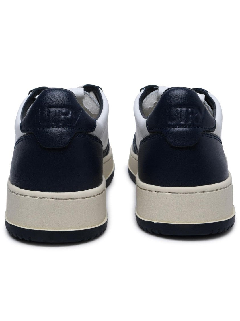 Autry Medalist' Blue Leather Sneakers