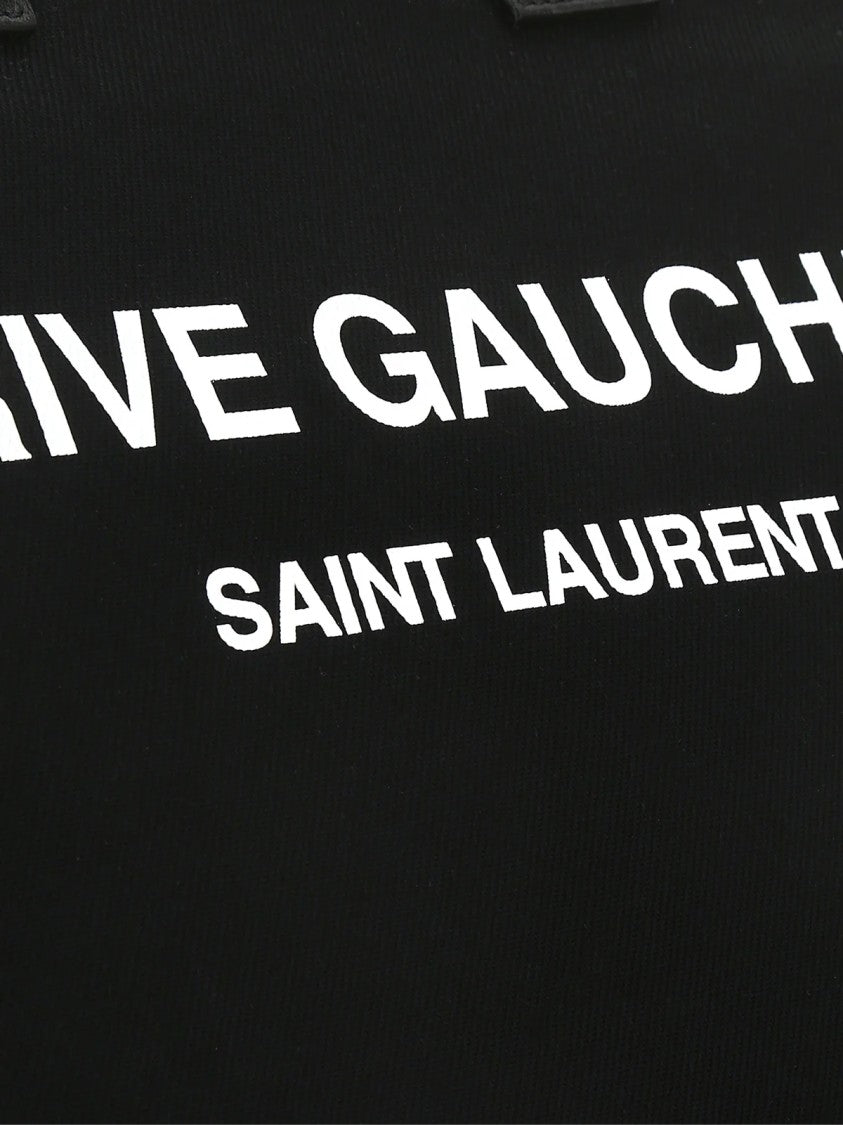 Saint Laurent Rive Gauche Logo Tote Bag
