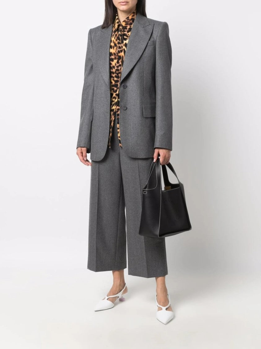 Stella Mccartney Structured Logo Crossbody Tote Bag With Dual Handles