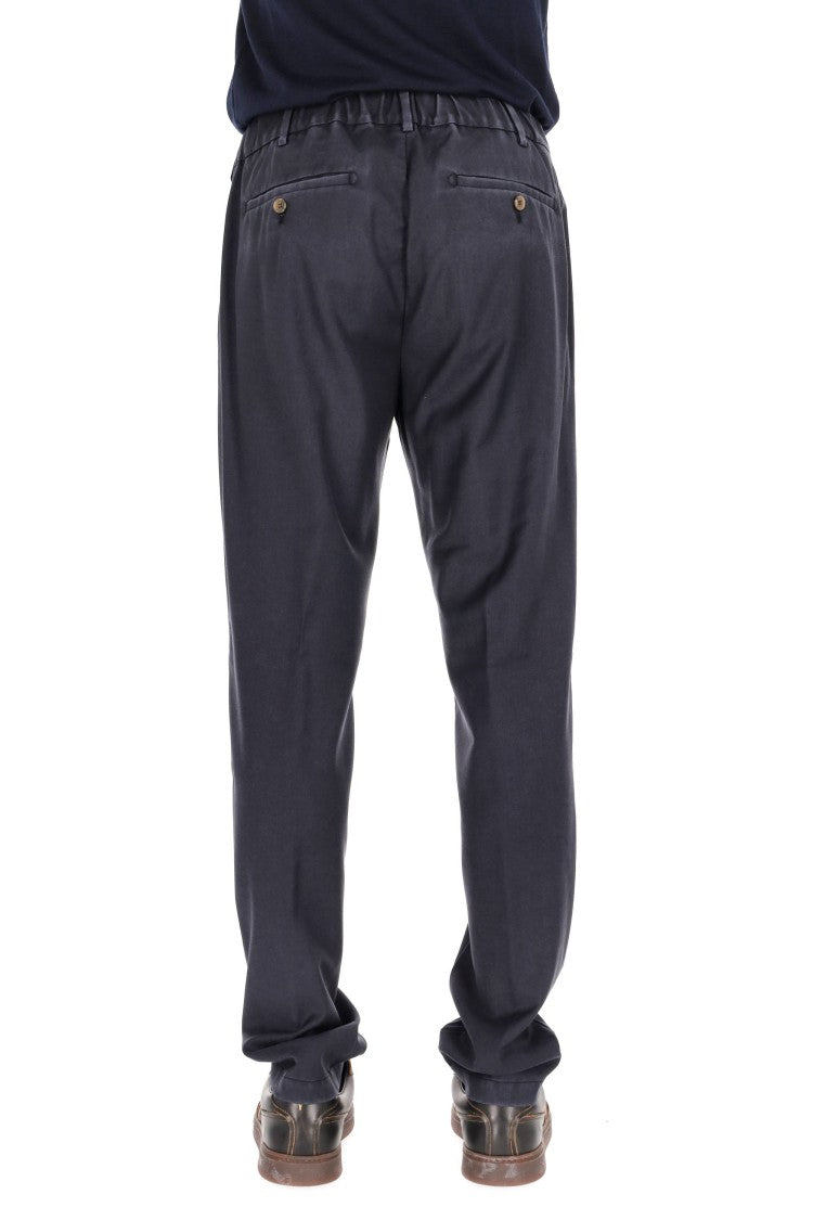 Myths Drawstring Delavé Wool-Cashmere Trousers