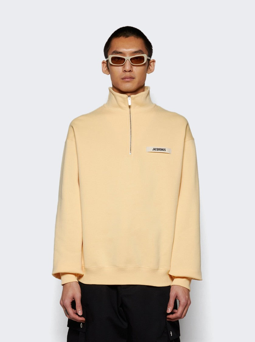 Jacquemus Le Camionneur Gros Grain Sweatshirt Light Beige
