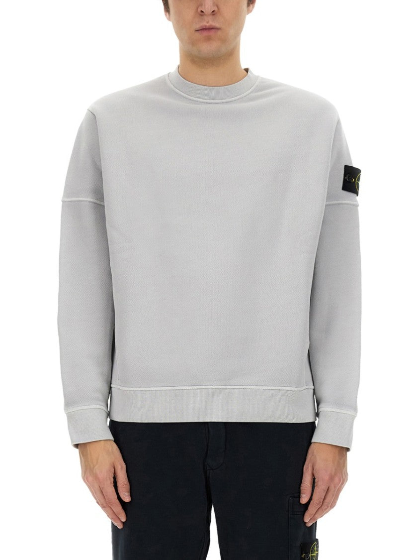 Stone Island Organic Cotton Sweatshirt