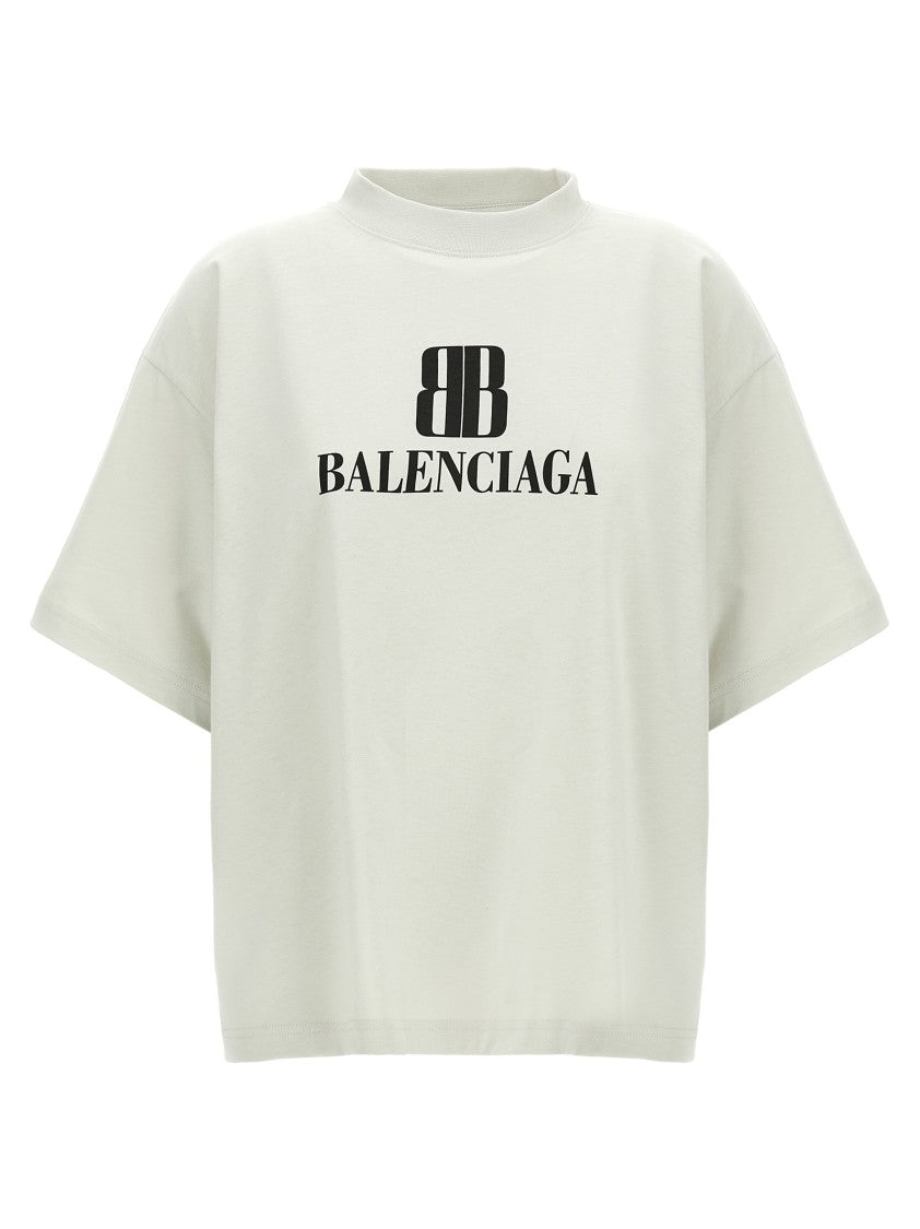Balenciaga Cropped Logo T-Shirt