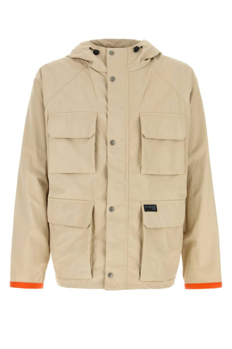 Fay Beige Nylon Windbreaker
