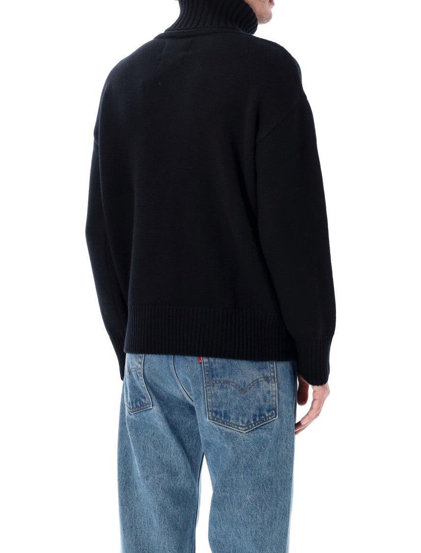 Extreme Cashmere Extra High Neck Oversized Knit Sweater