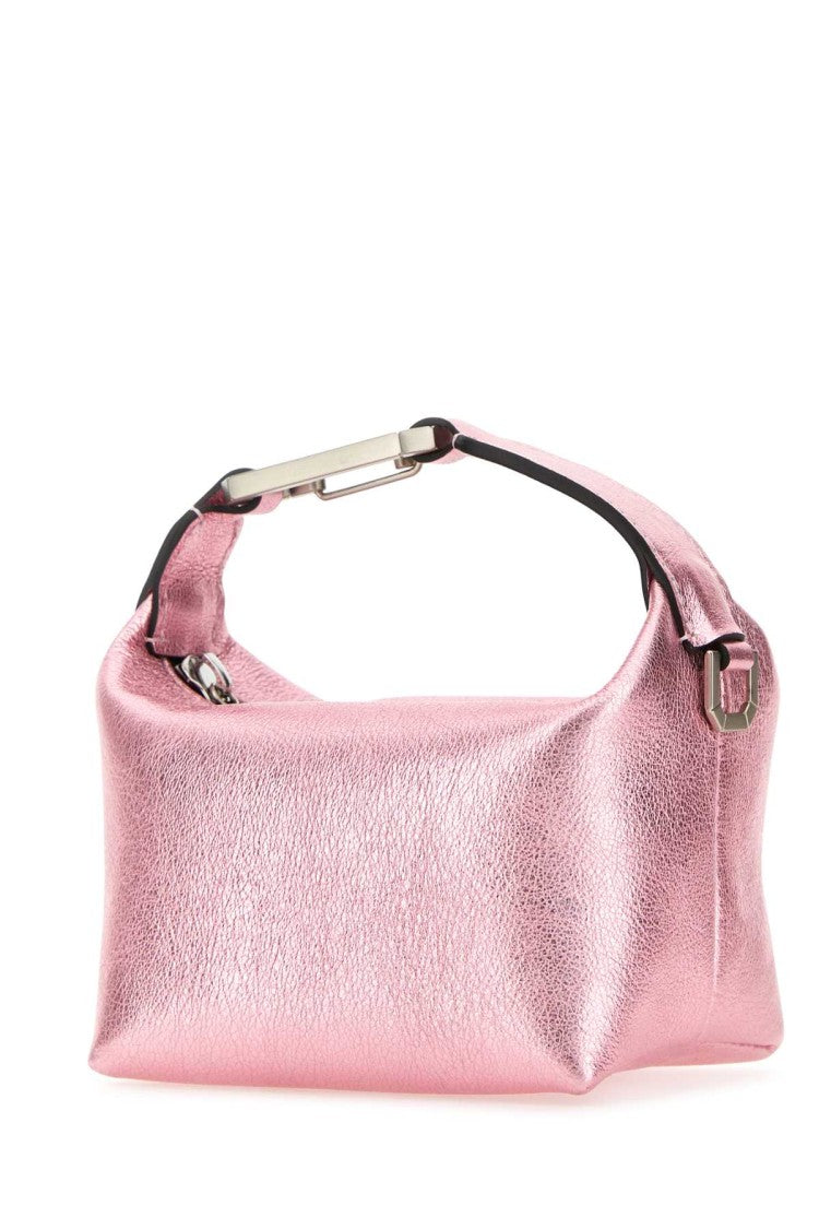 Eera Pink Leather Moonbag Handbag