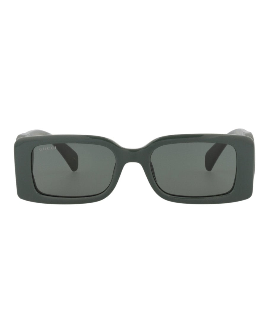 Gucci Square-Frame Injection Sunglasses