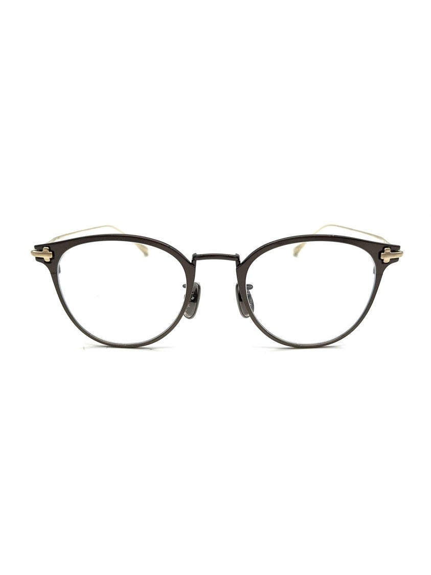 Taylor With Respect Sleek Grey Metal Optical Frames With Refined Detailing