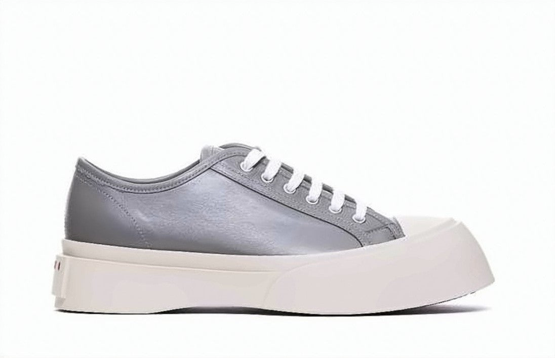 Marni Chunky Sole Calf Leather Sneakers With Platform Design