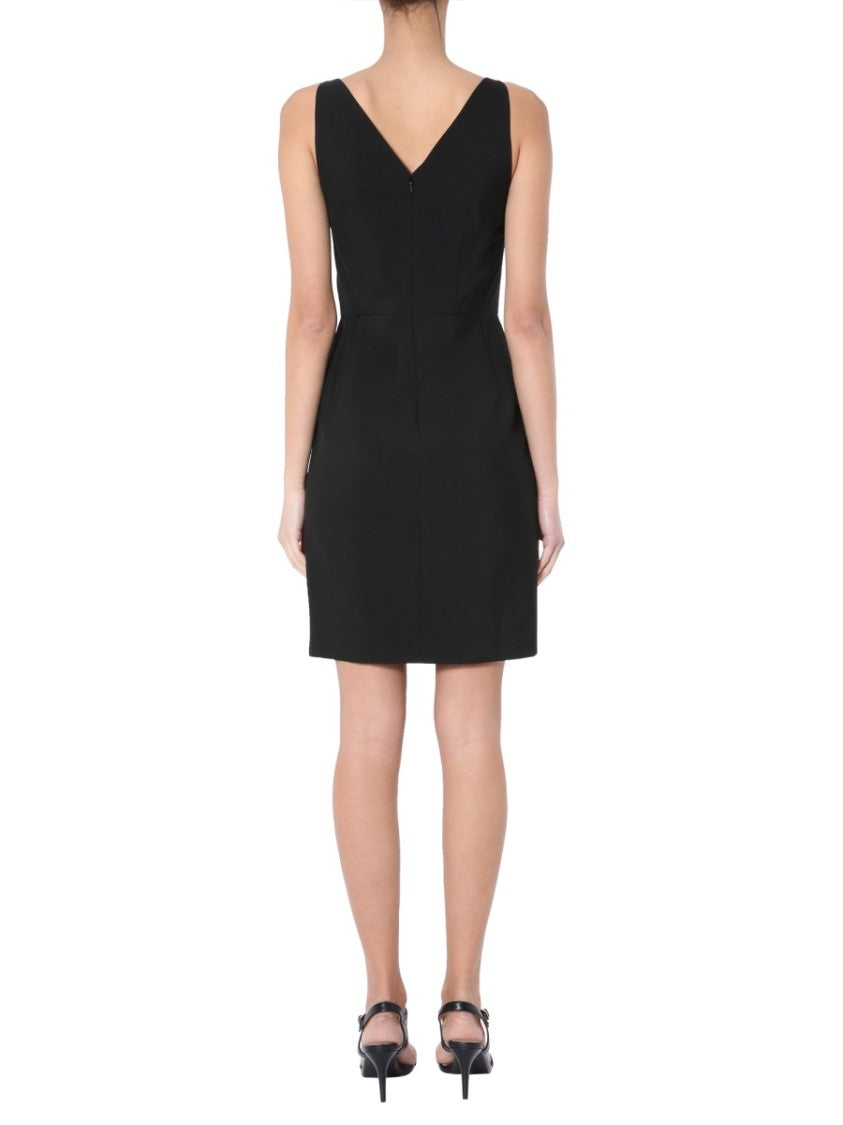 Moschino Fitted Pencil Dress With Keyhole Cutout