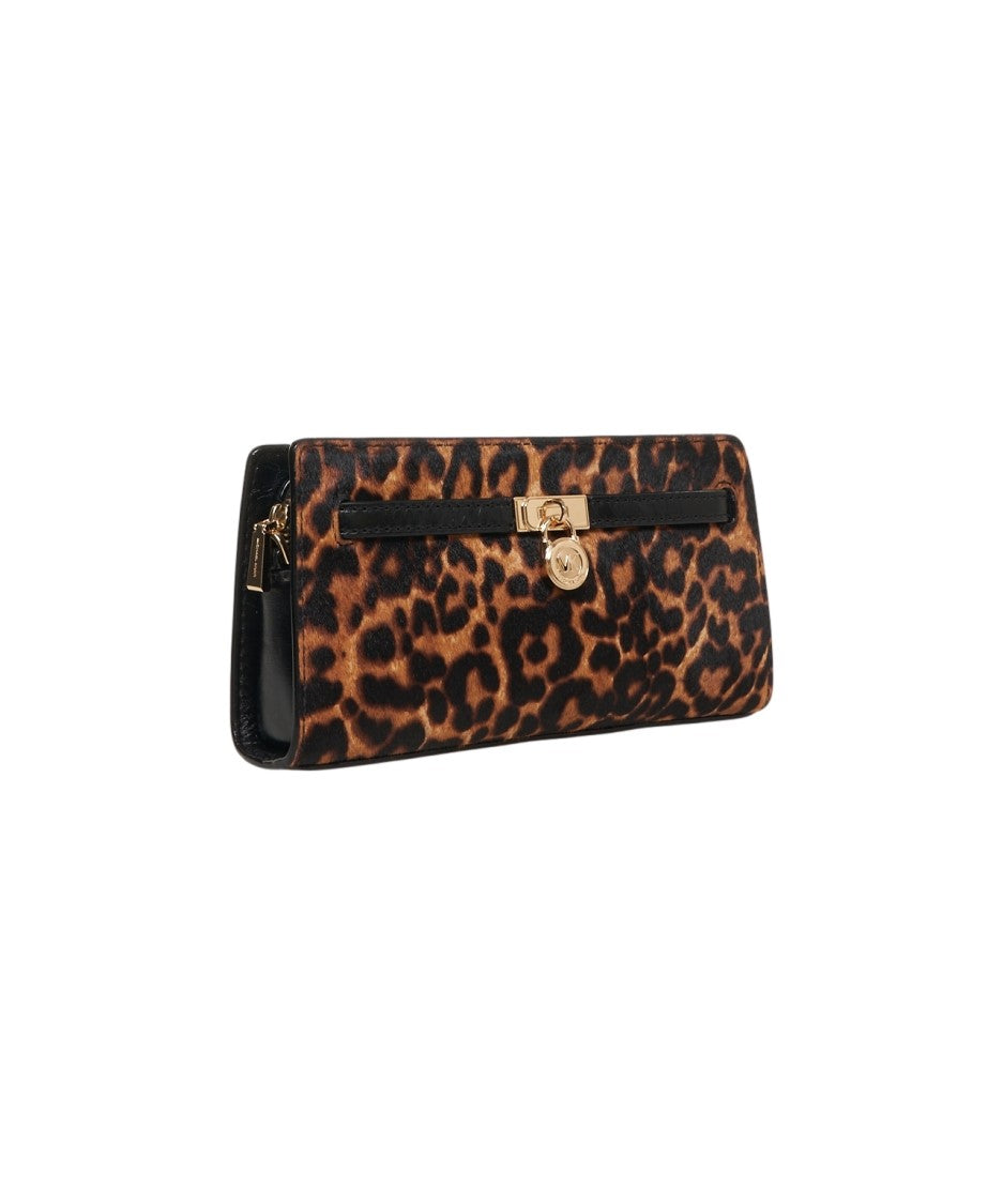 Michael Kors Animal Print Clutch With Magnetic Closure