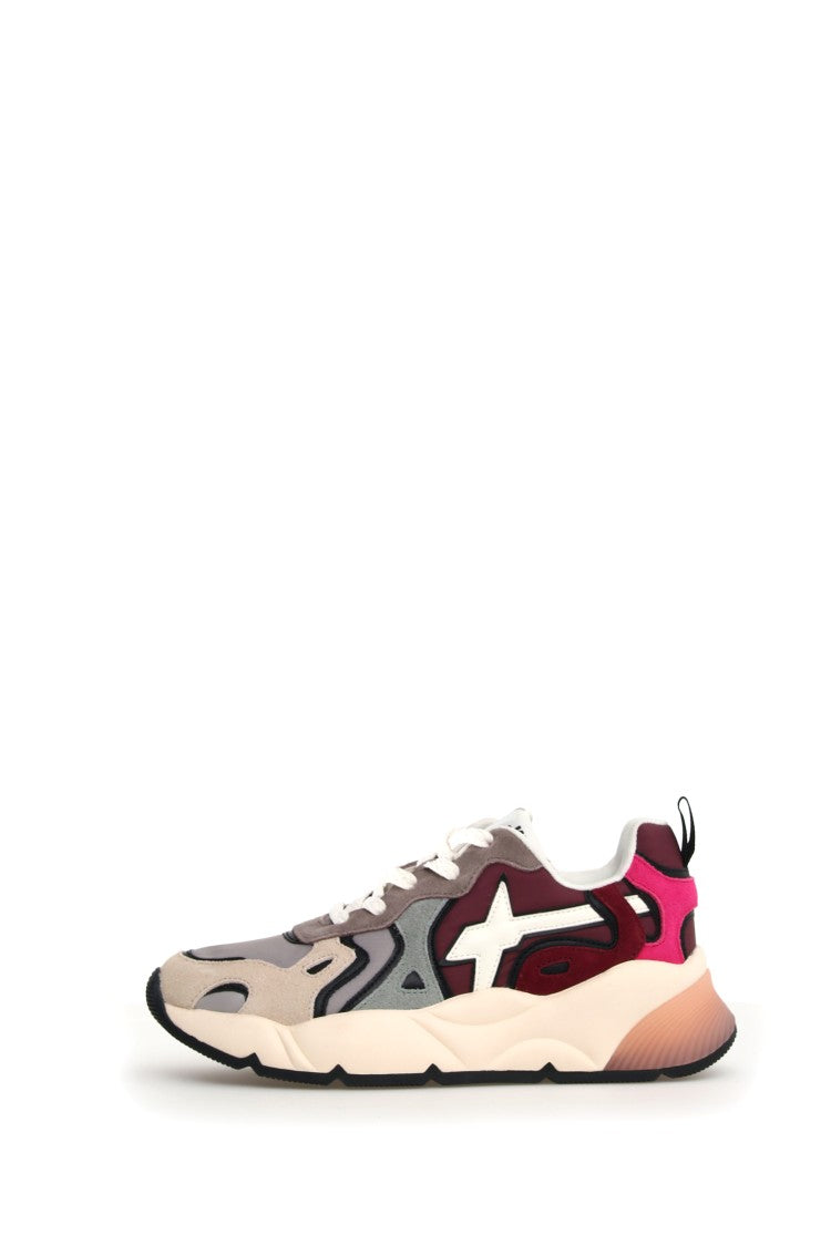 W6yz Dynamic Layered Sneakers Chunky Sole Logo