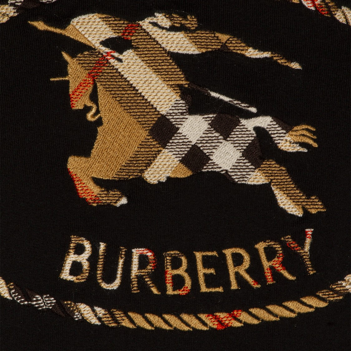 Burberry Short-Sleeve T-Shirt With Embroidered Logo