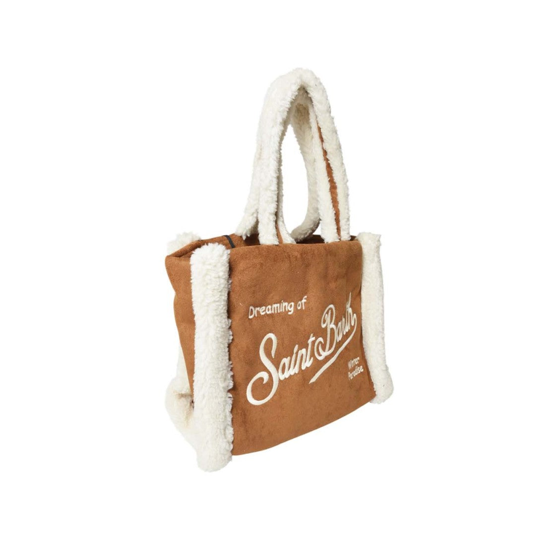 Mc2 Saint Barth Structured Camel Bag With Minimalist Design