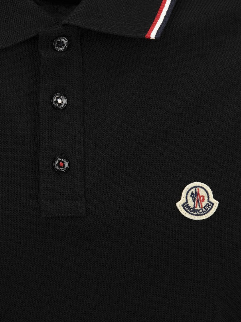 Moncler Cotton Pique Polo Shirt