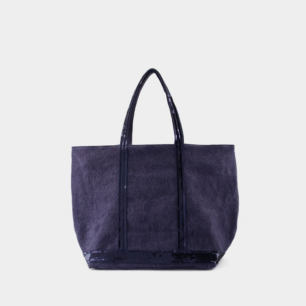 Vanessa Bruno Cabas L Shopper Bag - Linen - Blue