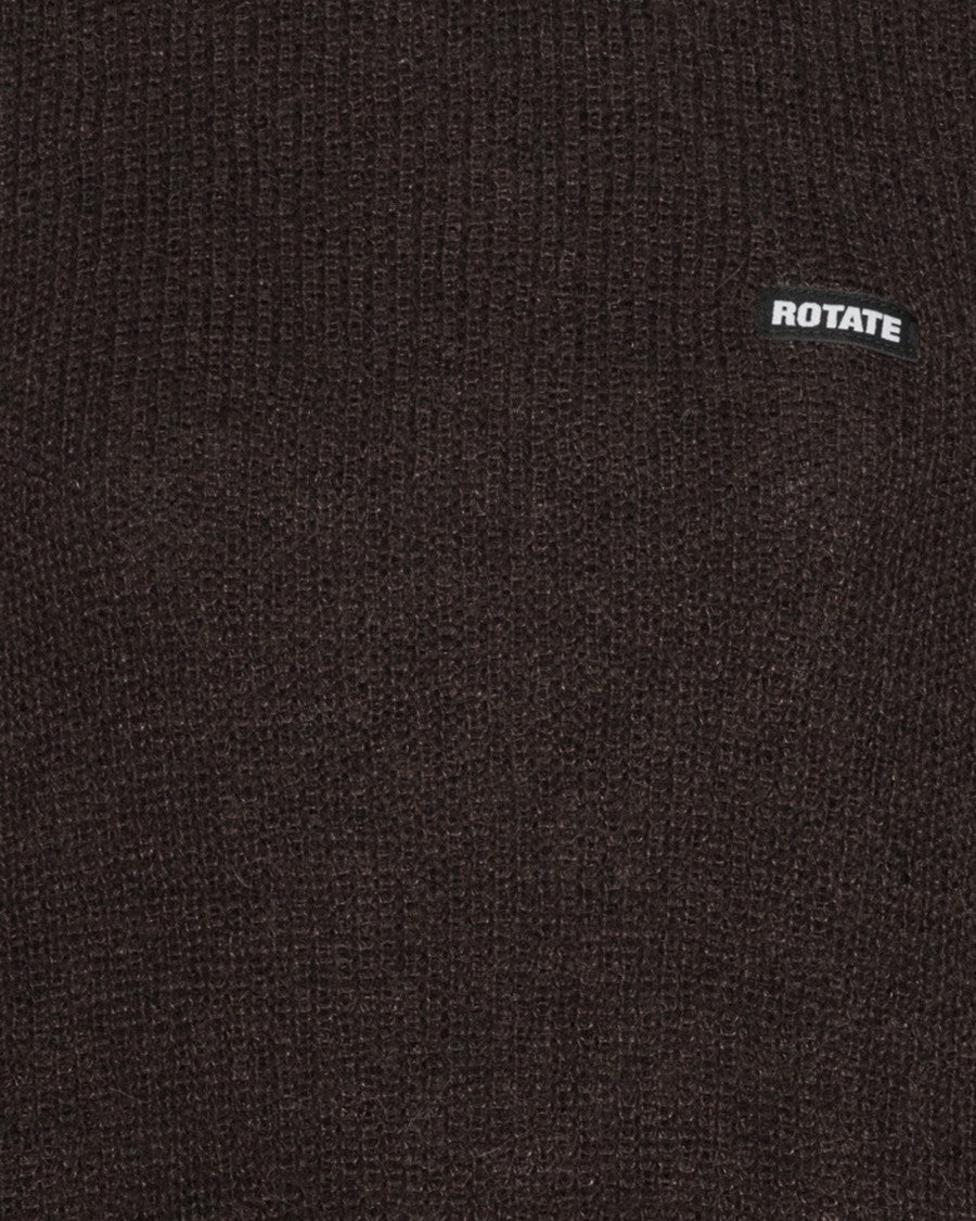 Rotate Lightweight Sweater With Brown Logo