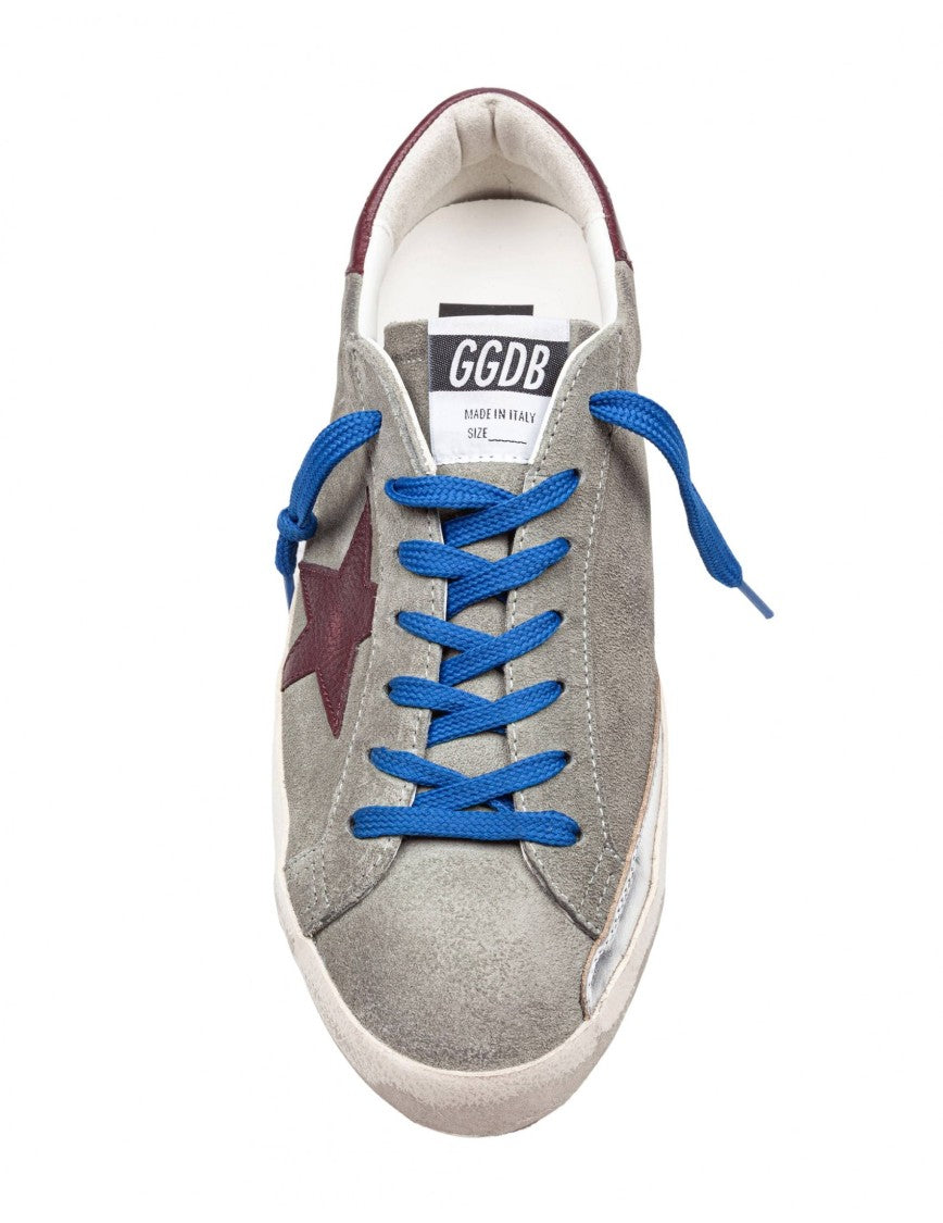Golden Goose Super Star Sneakers In Suede Color Green