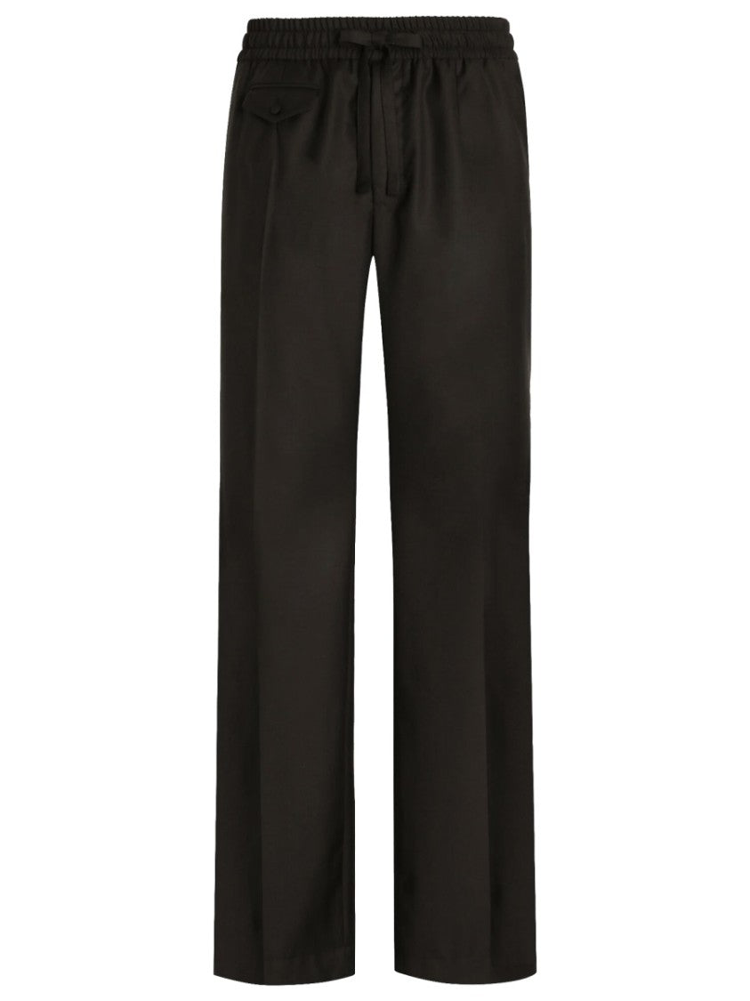 Dolce & Gabbana Relaxed Finely Knit Wool Sweatpants