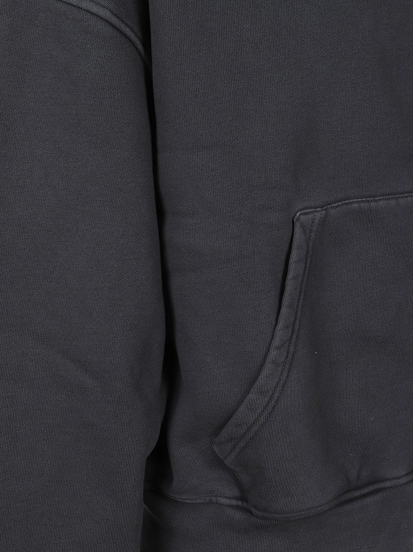 Palm Angels Hooded Sweatshirt With Zip With Logo