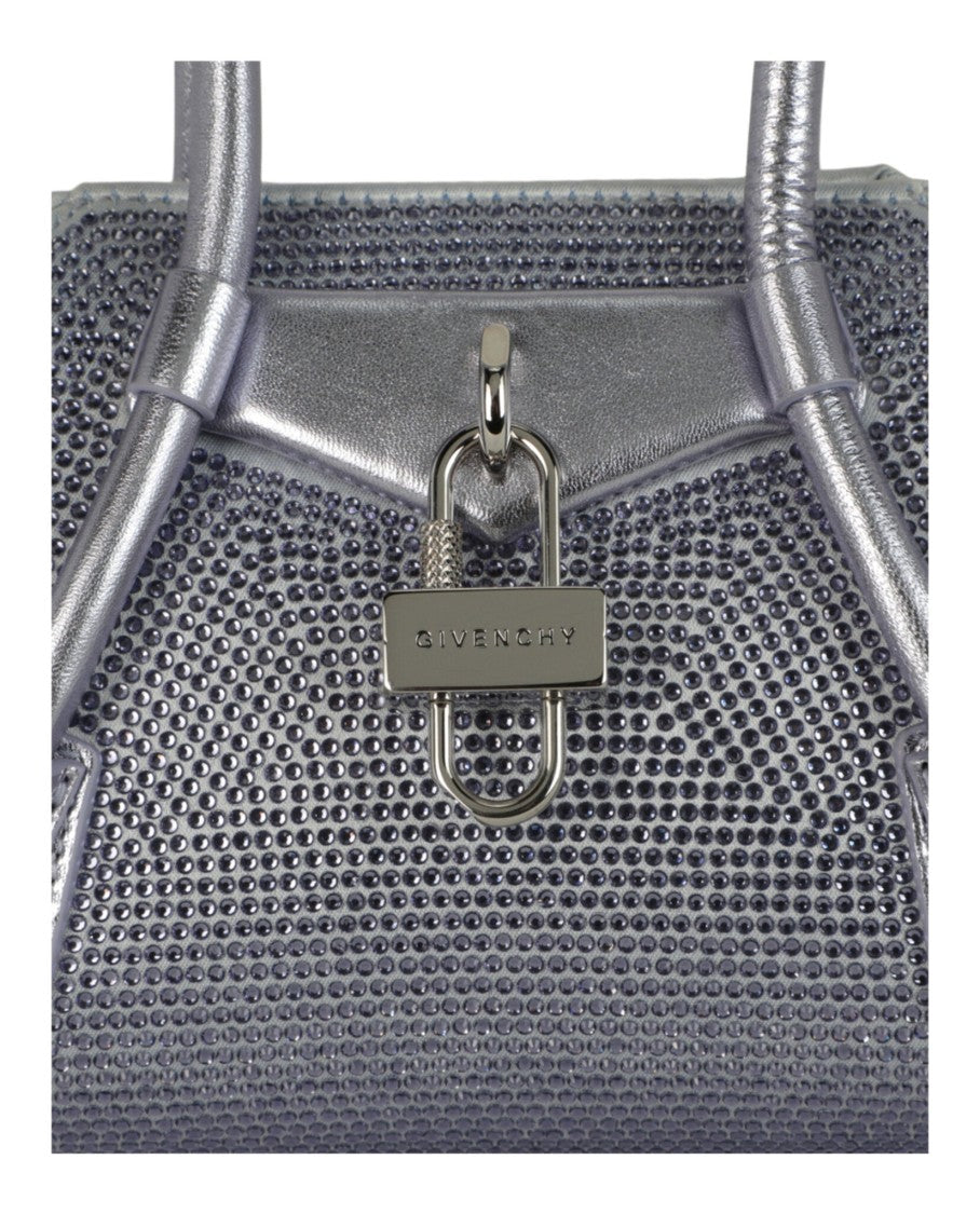 Givenchy Mini Antigona Stretch Top Handle Bag In Satin