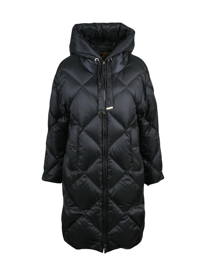 Max Mara Black Polyamide Trefe Down Jacket