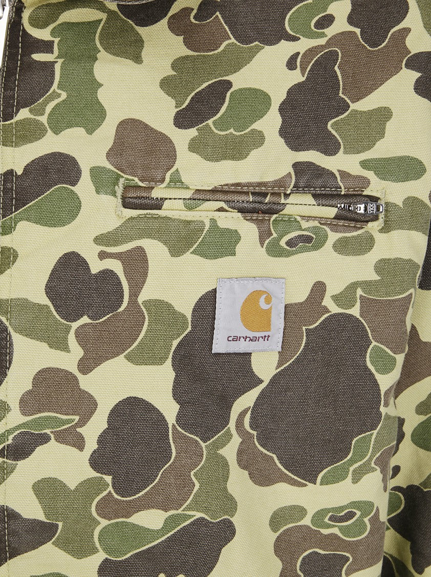 Carhartt Wip Allover Camouflage Print Zip-Up Jacket