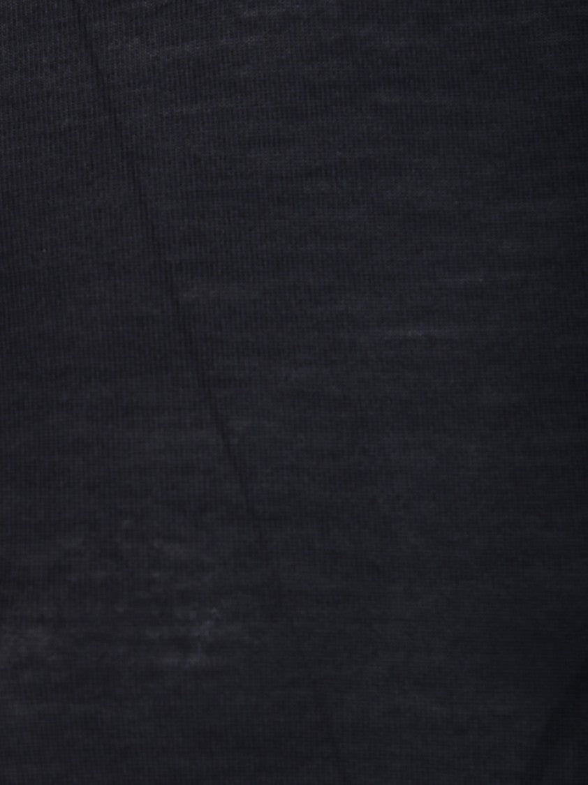 Max Mara Slim-Fit Long-Sleeved Turtleneck Top With V-Seam Details