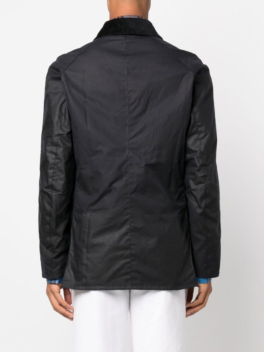 Barbour Ashby Corduroy Collar Snap-Button Cotton Jacket