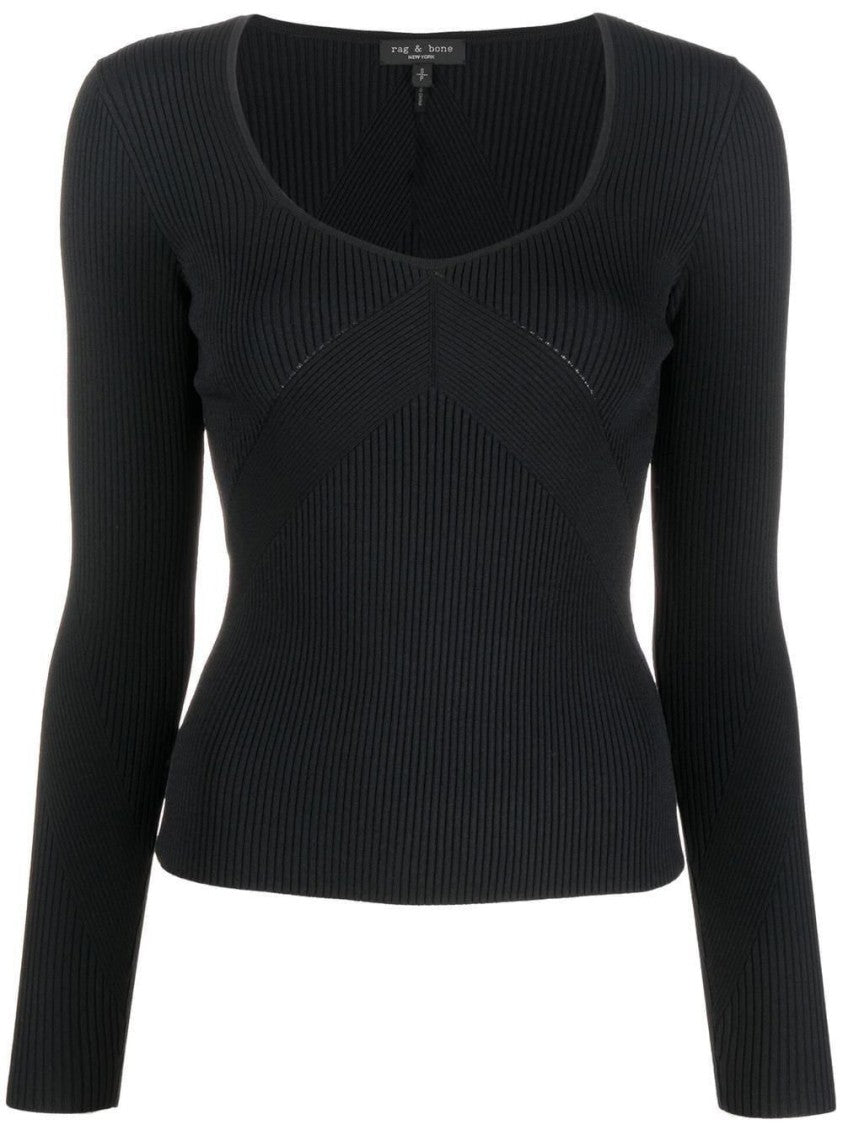 Rag & Bone Asher Long Sleeve Sweater