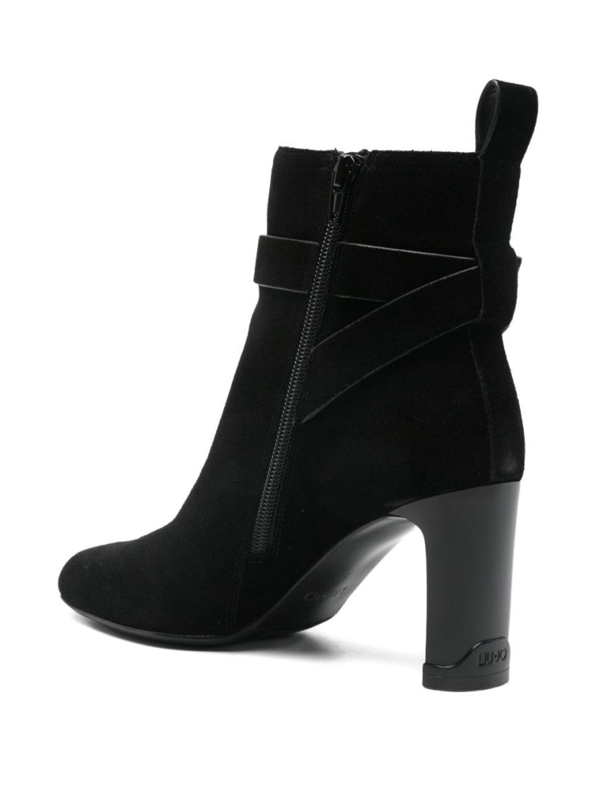 Liu Jo Sophisticated Black Ankle Boots With Pointed Toe