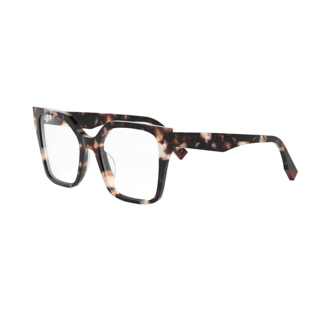 Fendi Fe50002i Oversized Tortoiseshell Frame Eyeglasses